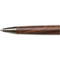 Penna a sfera in ottone cromato - colore Nero/Legno