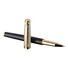 Penna a sfera con tappo color oro - colore Nero/Oro