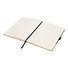 Blocco note A5 in Tpu e sughero - colore Nero