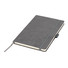 Blocco note A5 in pelle scamosciata - colore Grigio