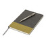 Set blocco note e penna Midas Luxe - colore Grigio