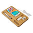 Organizer da scrivania in bamboo - colore Legno