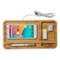 Organizer da scrivania in bamboo - colore Legno