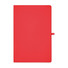 Notebook formato A5 copertina soft colore rosso