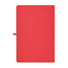 Notebook formato A5 copertina soft colore rosso