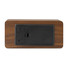 Sveglia con carica wireless colore legno