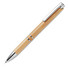 Penna a sfera in bamboo e alluminio colore legno