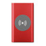 Power Bank wireless 4000mAh colore rosso