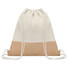 Sacca in cotone e juta colore beige MO9516-13