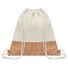 Sacca in cotone e sughero colore beige MO9515-13