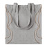 Sacca shopper in cotone riciclato colore grigio