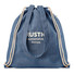 Sacca shopper in cotone riciclato colore blu royal