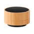 Speaker bluetooth in bamboo colore nero