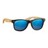 Occhiali da sole in bamboo colore blu