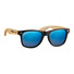 Occhiali da sole in bamboo colore blu
