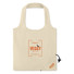 Shopper in cotone naturale ripiegabile colore beige