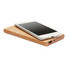 Caricatore wireless e power bank in bamboo colore legno