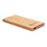 Caricatore wireless e power bank in bamboo colore legno
