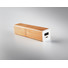 Power bank classico in bamboo colore legno