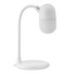 Lampada da scrivania con caricatore wireless colore bianco