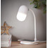 Lampada da scrivania con caricatore wireless colore bianco