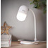 Lampada da scrivania con caricatore wireless colore bianco