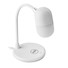 Lampada da scrivania con caricatore wireless colore bianco