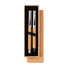 Set penne in sughero colore legno