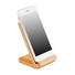 Caricatore wireless e stand in bamboo colore legno