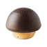 Speaker Bluetooth a forma di fungo effetto legno colore marrone