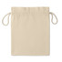 Sacca media in cotone naturale colore beige