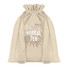 Sacca media in cotone naturale colore beige