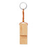 Portachiavi e stand telefono in bamboo colore legno