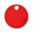 Portachiavi con gettone EURO colore rosso