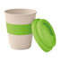 Bicchiere in bamboo e PP colore lime