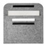 Portadocumenti porta tablet in feltro colore grigio