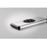 Powerbank 10000 mAh  con ventose colore argento opaco