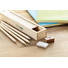 Set 12 colori in box di legno colore legno