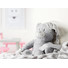 Orsacchiotto con coperta colore grigio