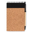 Notebook in sughero A6 con penna colore nero