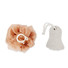 Set bagno in pouch di cotone colore beige