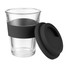 Bicchiere in vetro 350ml colore nero