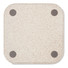 HUB USB in paglia e ABS colore beige
