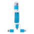 Cavetto adattatore 3 in 1 autoavvolgente