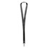 Lanyard in raso con moschettone