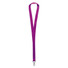 Lanyard in raso con moschettone