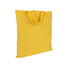 Borsa shopper 38x42 cm bianca colore giallo