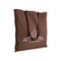 Shopper 38x42 cm in cotone colore marrone