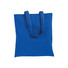 Shopper 38x42 cm in cotone colore royal