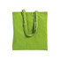 Shopper Jessy colorata in cotone 120g colore verde mela